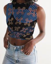 Load image into Gallery viewer, Continuous Peace Women's Twist-Front Tank