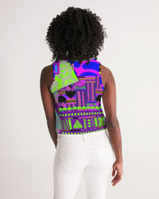 Load image into Gallery viewer, PURPLE-ATED FUNKARA Women's Cropped Tank
