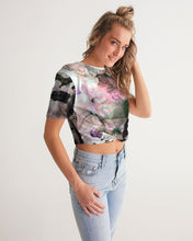 Load image into Gallery viewer, Chalkwater Crush Women's Twist-Front Cropped Tee