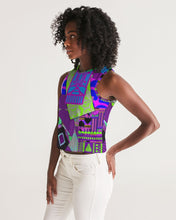 Load image into Gallery viewer, PURPLE-ATED FUNKARA Women's Cropped Tank