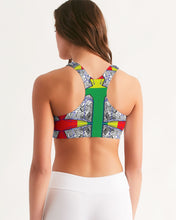 Load image into Gallery viewer, FUNKARA POLYGON CLOTH 1 Women's Seamless Sports Bra