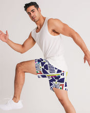 Load image into Gallery viewer, 3D Jeweled Flag Men's Jogger Shorts