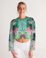 Load image into Gallery viewer, painters table 2 Women's Cropped Sweatshirt