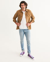 Load image into Gallery viewer, PURPLE-ATED FUNKARA Men's Hightop Canvas Shoe