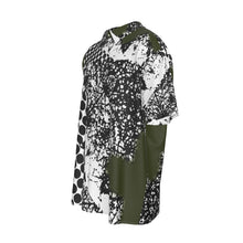 Load image into Gallery viewer, All-Over Print Men&#39;s Imitation Silk Short-Sleeved Shirt
