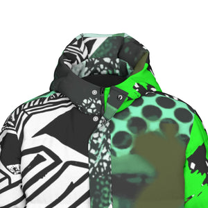 All-Over Print Unisex Long Down Jacket