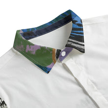 Load image into Gallery viewer, All-Over Print Men's Lapel Collar Shirt With Concealed Placket |115GSM Cotton poplin
