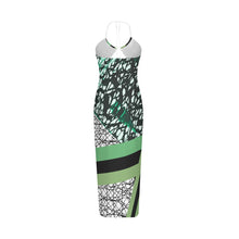 Load image into Gallery viewer, All-Over Print Women&#39;s Sexy Hollow Cami Dress
