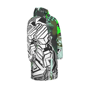 All-Over Print Unisex Long Down Jacket