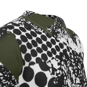 All-Over Print Men's Imitation Silk Short-Sleeved Shirt