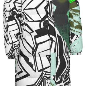 All-Over Print Unisex Long Down Jacket