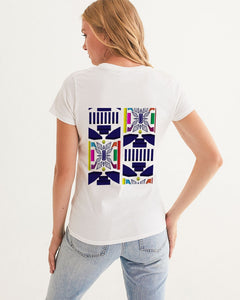 3D Jeweled Flag Women's Graphic Tee