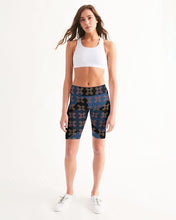 Load image into Gallery viewer, Continuous Peace Women&#39;s Mid-Rise Bike Shorts
