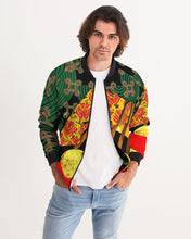 Load image into Gallery viewer, continuospeace1 heritage print Men&#39;s Bomber Jacket
