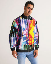 Load image into Gallery viewer, urbanAZTEC Men&#39;s Stripe-Sleeve Track Jacket
