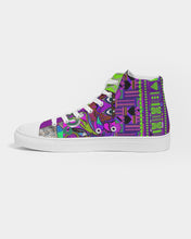 Load image into Gallery viewer, PURPLE-ATED FUNKARA Men&#39;s Hightop Canvas Shoe
