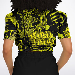 Womens NOMELLOW MANJANO Athletic Short Sleeve Crop