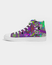 Load image into Gallery viewer, PURPLE-ATED FUNKARA Women&#39;s Hightop Canvas Shoe
