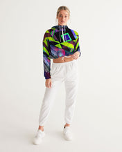 Load image into Gallery viewer, GALAXY GEO URBAN Women&#39;s Cropped Windbreaker
