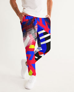 80s Diamond Primary Paint Swipe Men's Joggers