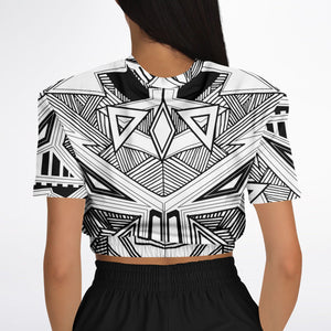 Womens CRAGLINES Athletic Short Sleeve Crop