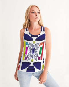 3D Jeweled Flag Women's Tank