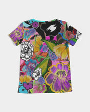 Load image into Gallery viewer, whole LOTTA flowers DOUBLE TAKE Women&#39;s V-Neck Tee
