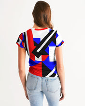 Load image into Gallery viewer, 80s Diamond half Women&#39;s Tee
