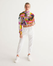 Load image into Gallery viewer, POUR PARTY Women&#39;s Cropped Windbreaker
