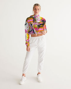 POUR PARTY Women's Cropped Windbreaker