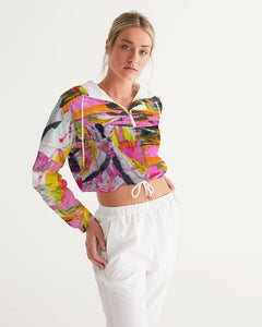 POUR PARTY Women's Cropped Windbreaker