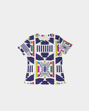 Load image into Gallery viewer, 3D Jeweled Flag Women&#39;s Tee
