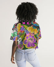 Load image into Gallery viewer, whole LOTTA flowers DOUBLE TAKE Women&#39;s Lounge Cropped Tee
