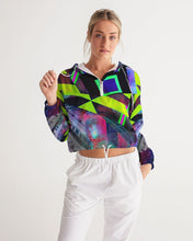 Load image into Gallery viewer, GALAXY GEO URBAN Women&#39;s Cropped Windbreaker
