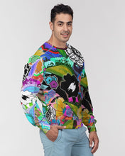 Load image into Gallery viewer, whole LOTTA flowers DOUBLE TAKE Men&#39;s Classic French Terry Crewneck Pullover
