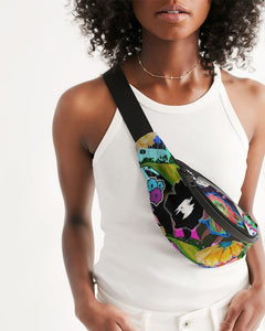 whole LOTTA flowers DOUBLE TAKE Crossbody Sling Bag