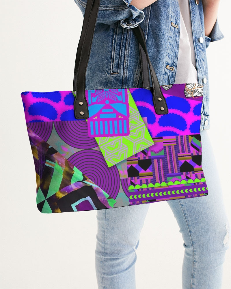 PURPLE-ATED FUNKARA Stylish Tote