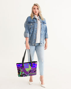 PURPLE-ATED FUNKARA Stylish Tote