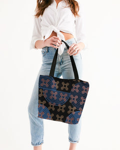 Continuous Peace Canvas Zip Tote