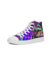 Load image into Gallery viewer, PURPLE-ATED FUNKARA Men&#39;s Hightop Canvas Shoe
