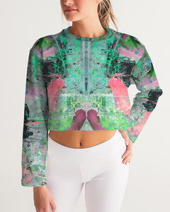 painters table 2 Women's Cropped Sweatshirt