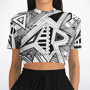Womens CRAGLINES Athletic Short Sleeve Crop