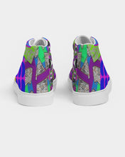 Load image into Gallery viewer, PURPLE-ATED FUNKARA Women&#39;s Hightop Canvas Shoe
