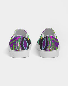 PURPLE-ATED FUNKARA Women's Slip-On Canvas Shoe