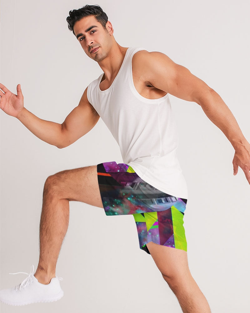 GALAXY GEO URBAN Men's Jogger Shorts