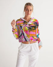 Load image into Gallery viewer, POUR PARTY Women&#39;s Cropped Windbreaker
