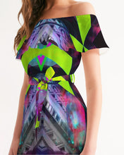 Load image into Gallery viewer, GALAXY GEO URBAN Women&#39;s Off-Shoulder Dress
