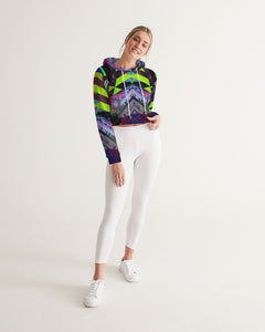 GALAXY GEO URBAN Women's Cropped Hoodie