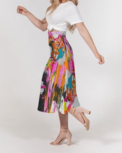 Load image into Gallery viewer, POUR PARTY Women&#39;s A-Line Midi Skirt
