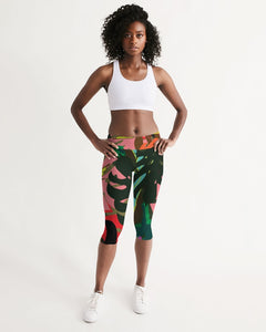 MONSTERA Women's Mid-Rise Capri